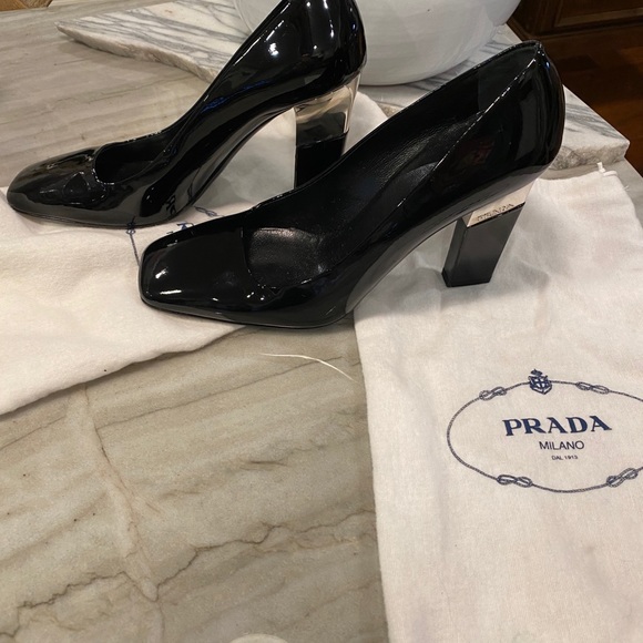 PRADA Patent Leather High Heel Shoe - Picture 2 of 5